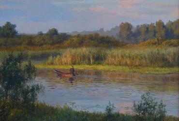 Речной пейзаж